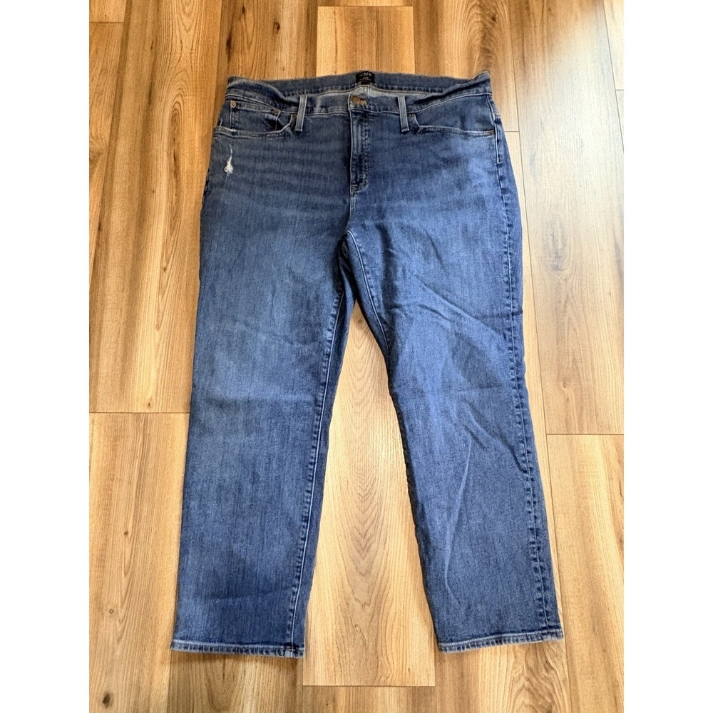 J. Crew Slim Boyfriend Jeans 34 Or 18 Women's Medium Wash Ankle